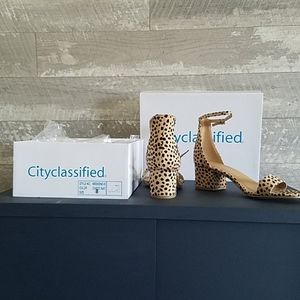 Brand New In Box Cheetah Heels